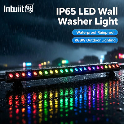 2x24W RGBW 4-in-1 IP65 Εξωτερικό LED γραμμικό πλυντήριο τοίχων DMX512 Αδιάβροχο φως πλύσης για κτίρια, γέφυρες και τοπίο