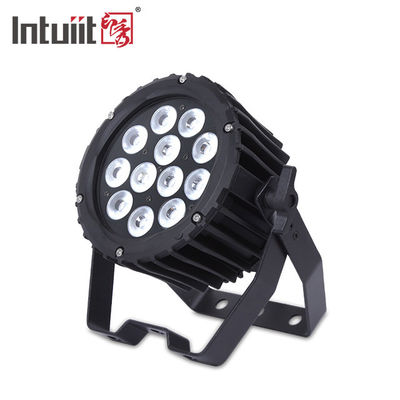 Επαγγελματικό 12pcs 4in1 12x3W LED Outdoor Par Can Light Φωτισμός σκηνής RGBW Αλουμινίου DJ Wash Par Nightclub Light