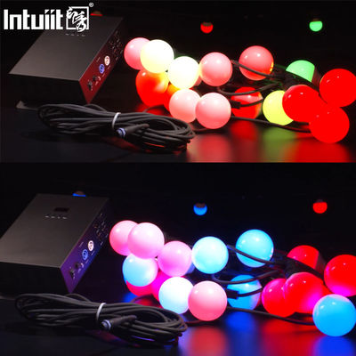 Χριστούγεννα φωτισμός Led Bulb String Pixel Led Light Αδιάβροχο Dmx Rgbw Πολυχρωματικό String Χριστουγεννιάτικο Led Bulb String Light