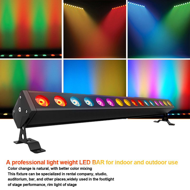Εξωτερικό Αδιάβροχο IP65 Αλουμίνιο Σώμα 16 * 5w DMX512 RGBW Φώτο LED