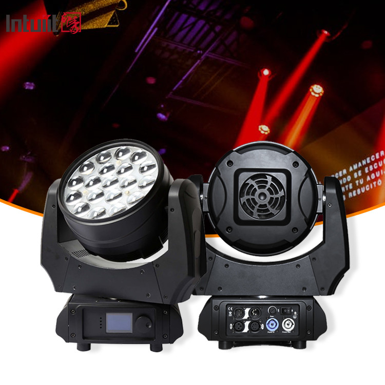 Φώτα κινητής κεφαλής LED Wash Zoom 19X10W RGBW 4 σε 1 LED Zoom Wash κινητή κεφαλή dj ντίσκο σκηνικό φως