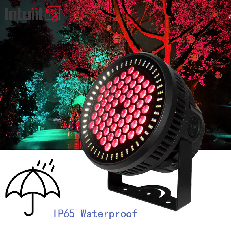60*12W RGBW 4in1 IP65 εξωτερικό φωτισμό σκηνής DJ αδιάβροχο DMX LED Par Light για εκδήλωση φωτισμός συναυλιών