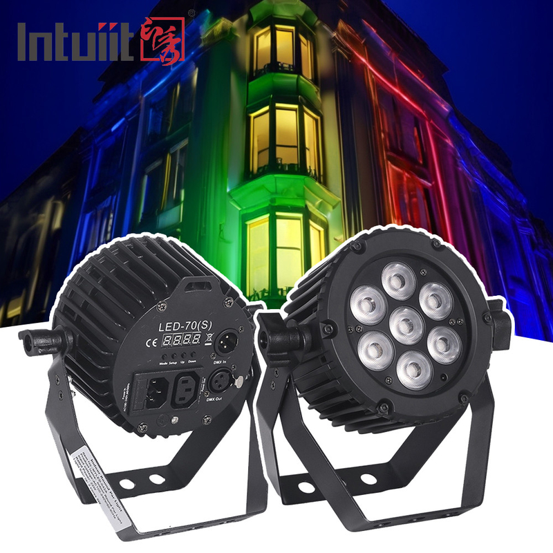 Φωτισμός σκηνής για γάμο 7pcs 22W 3in1 rgb φως για ντιτζ ντίσκο