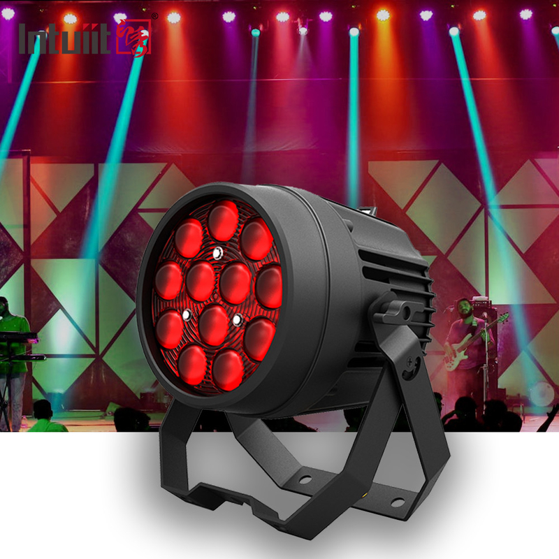 Γάμος DJ 12x10W RGBW 4in1 Led Flat Par Can Stage Lights για τη Ντίσκο Χριστούγεννα