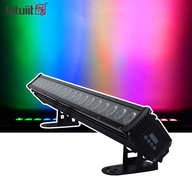 18x8W LED φως πλύσης τοίχου 18pcs 4 σε 1 αδιάβροχο DMX έλεγχο φως πλύσης τοίχου για DJ Disco Party Bar