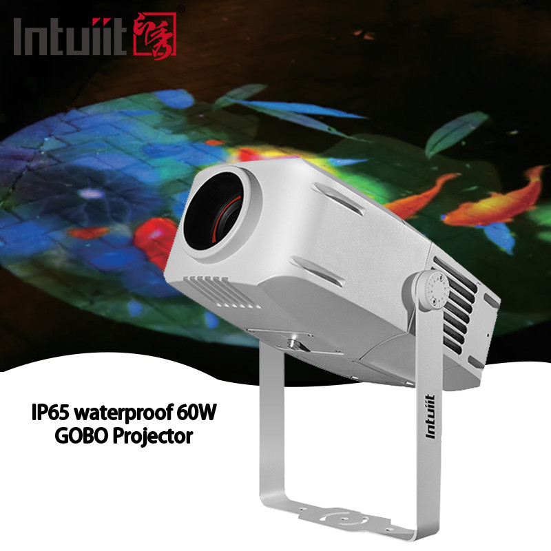 Προβολέας Gobo Διαφημιστικά φώτα 60W LED Σημάδια Στον τοίχο προβολή λάμπα εξωτερική αδιάβροχη
