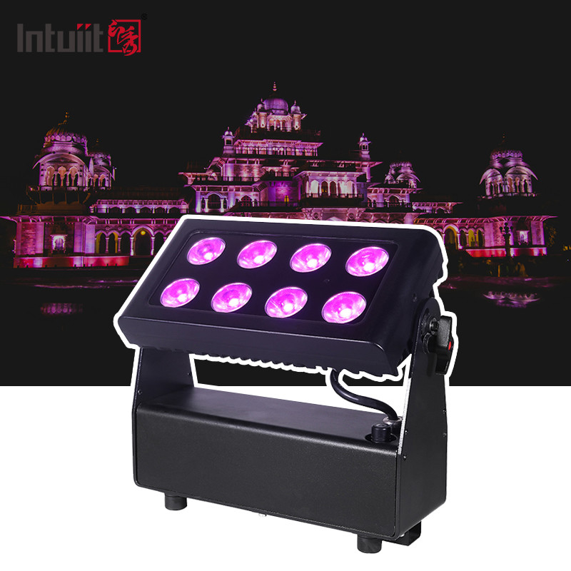 IP65 8x15w RGBW 4in1 LED Πλημμυρισμός πόλης χρωματικό πλυντήριο φωτισμού για εξωτερικά κτίρια