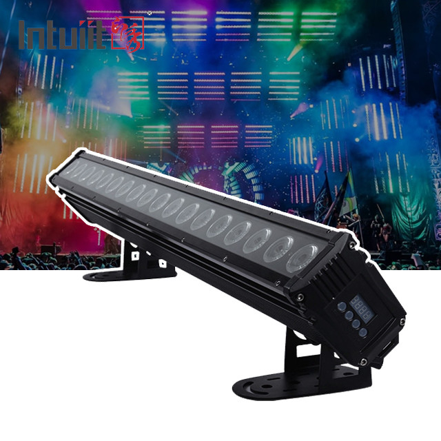 18x8W DMX512 RGBW 4 σε 1 Πλυντήριο τοίχων Φώτα LED Εξωτερικό Γραμμικό Φως Για φωτισμό σκηνών πάρτι