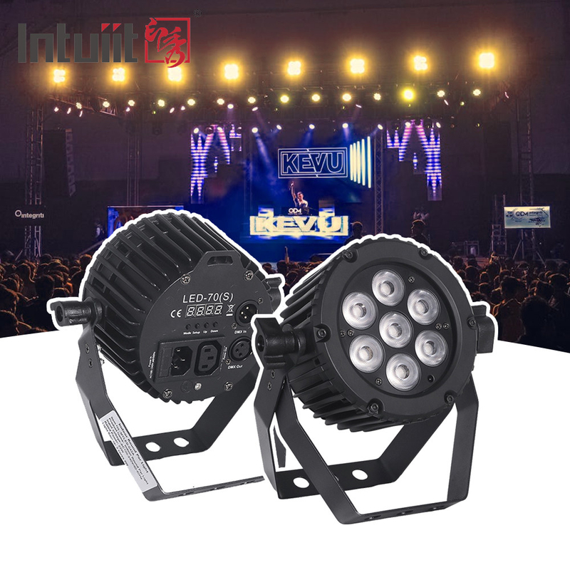 Φως σκηνής LED 7X22W RGB Αλουμίνιο DMX512 LED Par Φως για γαμήλιο γεγονός