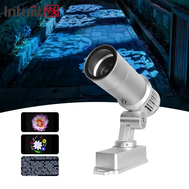 60W Custom Led HD Color Chang εσωτερικό και εξωτερικό ip65 Αδιάβροχο περιστρεφόμενο διαφημιστικό φωτιστικό προβολής εικόνας Gobo Logo Projector