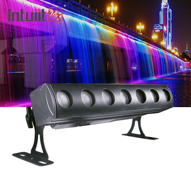 7x15W RGBW DMX LED Wash Bar Light Ντίσκο Εκδηλώσεις Σκηνής Σχέδιο Λουτρό Φως για πάρτι γάμου