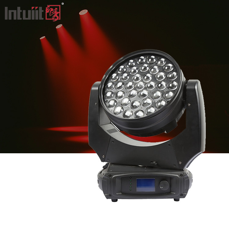 37x10W Zoom Beam Wash Κινούμενο φως κεφαλής για φως σκηνής Εφέ με RGBW 4in1 LED και DMX Control Dj Disco και νυχτερινό κέντρο