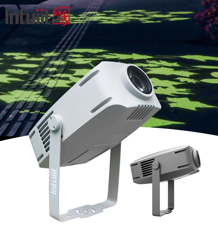 Προβολέας λογότυπου Led 200W DMX512 Αδιάβροχος LED Gobo Σημείωση διαφήμισης Φως IP65 Προβολή προς πώληση