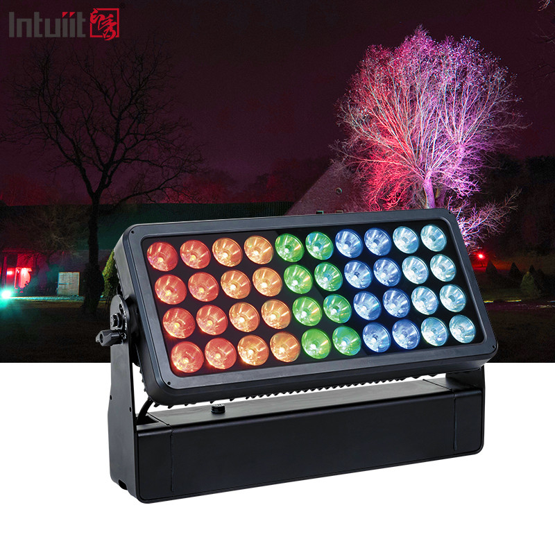 Εξωτερικό DJ Εκδήλωση Φωτισμός τυφλών IP65 Citycolor Φόντο πλύσης τοίχων Στάδιο 40X10W RGBW 4 σε 1 LED Φώτο πλύσης τοίχων City Color Light