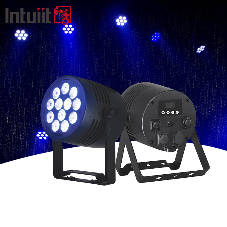 12*20w RGBWA+UV LED εξωτερικά ανθεκτικά φώτα ασύρματη Dmx μπαταρία Par Φως για διακόσμηση σπιτιού Εφέ σκηνικής Event Club