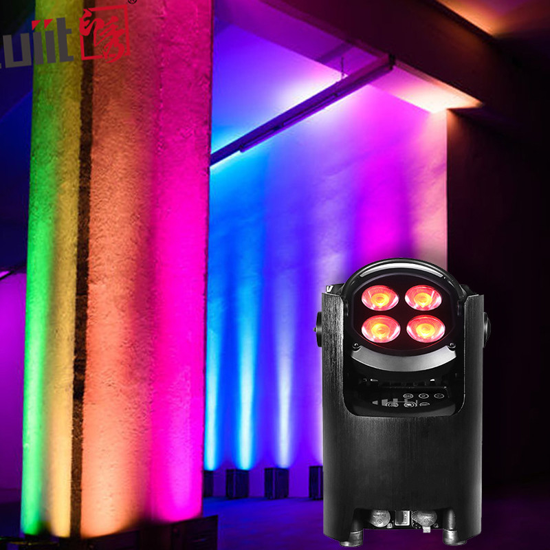 4x12W 4 σε 1 RGBW Led Uplights Stage Par Party Battery Powered Wireless Par Led Wedding Dj Uplights Ηλεκτρονική ενέργεια