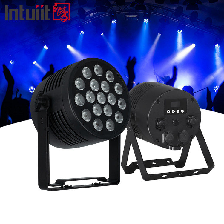 Πυροσβεστικό φως IP65 LED Par Light Rgbwauv 6in1 Φως επιπτώσεων σκηνής για έργα υπαίθριων πάρκων
