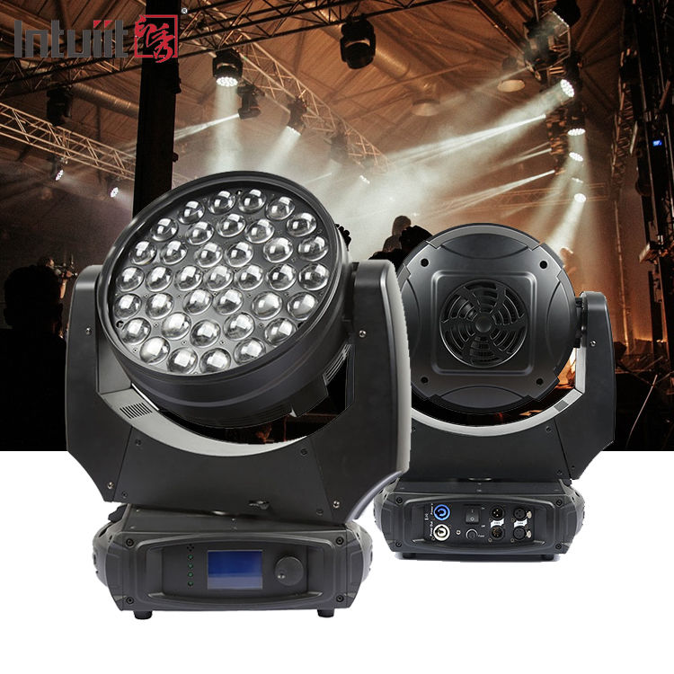 Φωτιστικό DJ Party 37*10W RGBW Quad 4 σε 1 LED Moving Head Wash Zoom