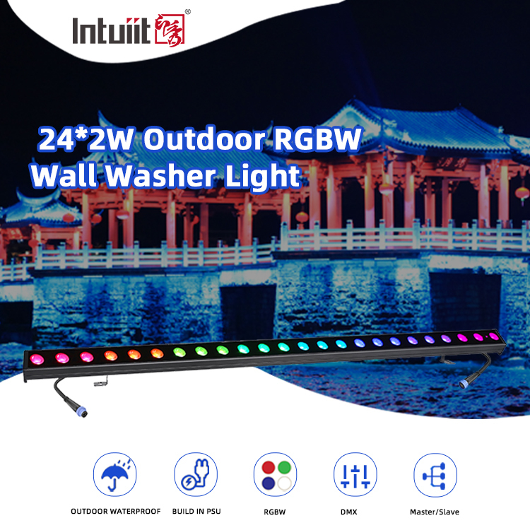 24*2W Led Φωτιστικό Τοίχου Wash Light Ip65 Led Φωτιστικό Τοίχου Wash Light