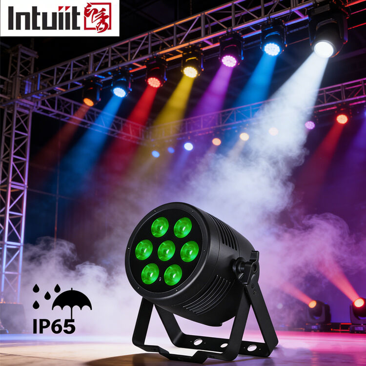 7x20W RGBWA-UV LED Stage Par Light DMX512 Control Par Light για εκδήλωση Γάμος Εκκλησία Φώτα Σκηνής Πάρτι