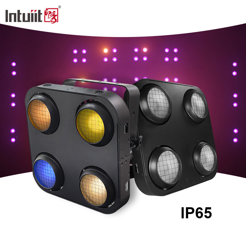400W Αδιάβροχα φώτα για τυφλά μάτια 4 με RGB Ζεστά λευκά κίτρινα χρώματα για σκηνή LED τυφλά μάτια IP65 Φως κοινού