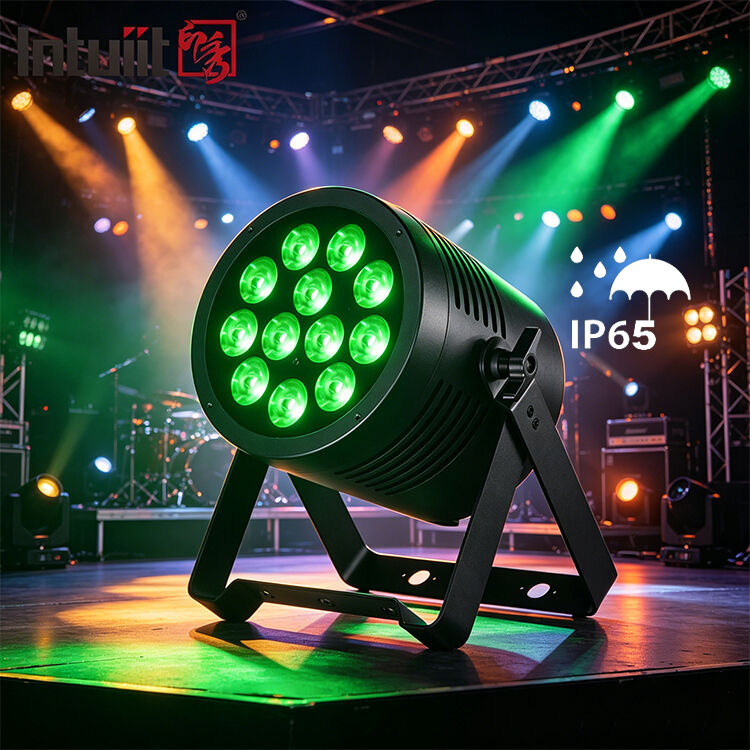 Εξωτερικό IP65 Αδιάβροχο 12x20W RGBWA UV 6 σε 1 LED Par Light Επαγγελματικό DMX DJ φωτισμός σκηνής πλύση uplight για ντίσκο γαμήλιο σόου