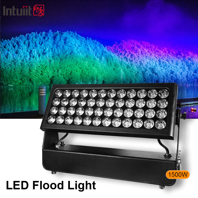 Επαγγελματικό εξωτερικό IP65 Αδιάβροχο 1500W RGBW 4-in-1 LED Φωτό προβολής πλυντηρίου τοίχων για αρχιτεκτονικό φωτισμό τοπίου πόλης