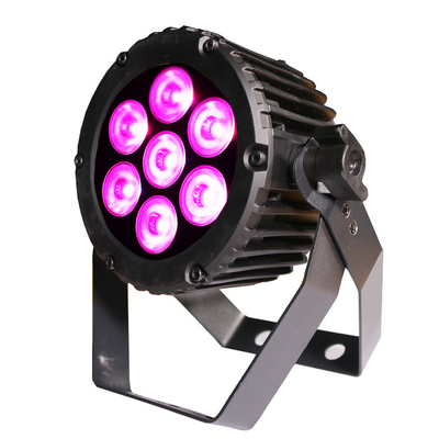 Του τρι ελαφρύ φως ισοτιμίας 7 Χ 3W RGB 3 In1 σχεδιαγράμματος ισοτιμίας DJ οδηγήσεων επίπεδο για Disco