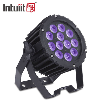 Η ισοτιμία των RGB οδηγήσεων εξοπλισμού 12*Tri 3W μπορεί να ανάψει τον τηλεχειρισμό IR για τη διακόσμηση γαμήλιων σταδίων
