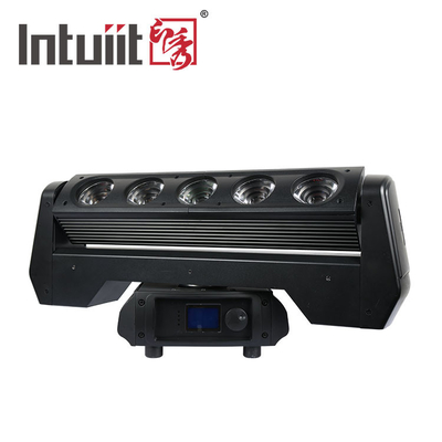 Κινούμενη δέσμη κεφαλής IP20 5*40W 4 σε 1 Rgbw DMX Disco Led Swing Beam Bar