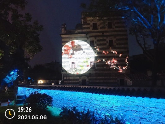 Θεματικό πάρκο Outdoor Gobo Projector High Bright 100W 200W 400W Ip65