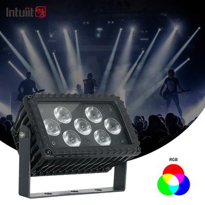 7x3W RGBW LED εξωτερική 25 βαθμών γωνία αρχιτεκτονική προβολή φως κατακλυσμού Φως πρόσοψης για το κτίριο