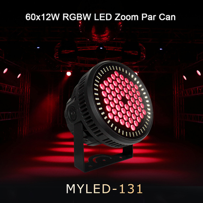 Εξωτερικό αρχιτεκτονικό φωτισμό 60 PCS X 12W RGBW 4 σε 1 LED Πνευρόστερο Par φως IP65