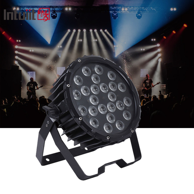 Επαγγελματικό φως σκηνής 82W RGB 24*Tri-3W Indoor DMX512 Slim Flat Led Par Light