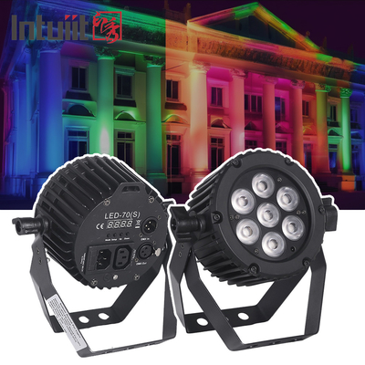 22W Αλουμίνιο LED Par Φώτα DMX 512 Πάρτι Club Ντίσκο φωτισμός RGBW 3in1 LED Par Can σκηνικά φώτα