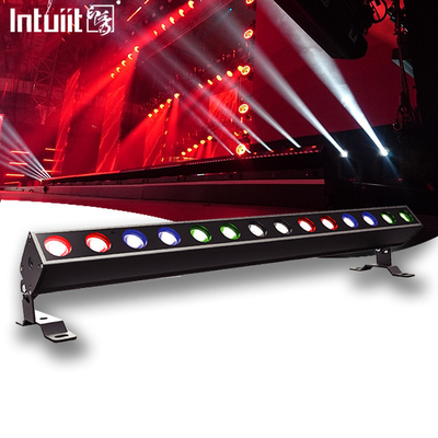 Η σκηνή Led DMX Light Bar 14x10W RGBW 4IN1 LED Wall Wash Light Strobe Wall Washer Bar Για εκκλησιαστικό πάρτι Dj Stage