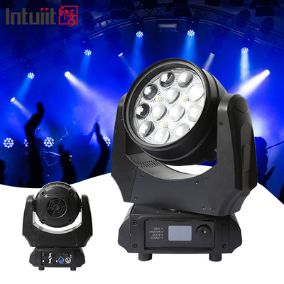 LED RGBW 4in1 σκηνικά φώτα κινητό κεφάλι νυχτερινό κλαμπ DJ Stage 12X10W LED φως LED κινητό πλύσιμο κεφαλιού