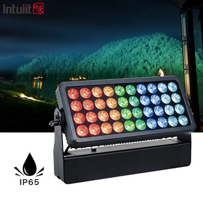 40x10W RGBW Αδιάβροχο Φως Κτιρίου LED Φως Πλημμύρας IP65 Πολιτιστικό Χρώμα Φώτα Σκηνής Για Εκκλησία