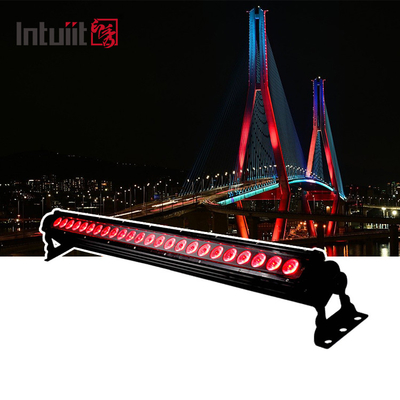 24pcs Led Wall Wash 20X9W Εξωτερικό φωτιστικό μπαρ 3in1 με φώτα Dmx για εξωτερικά κτίρια
