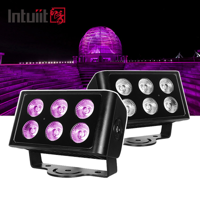 6x5W 4in1 εξωτερικό dmx rgbw IP65 φώτα φωτισμού LED