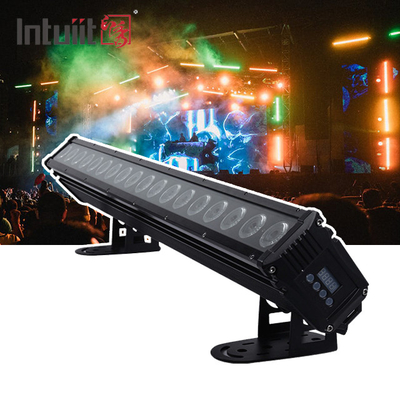 18x8W led wall washer εξωτερική φωτιστική γραμμή 4in1 με φώτα dmx512 για εξωτερικά κτίρια