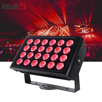 24PCS 10w Αδιάβροχο Led Wall Washer Φως Υψηλής ισχύος Led Flood Light RGBW Led City Color Light