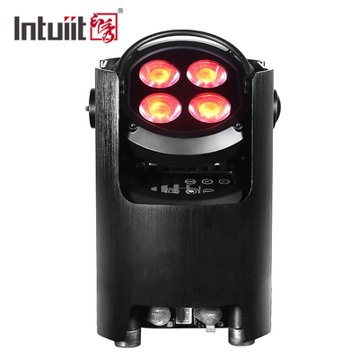 Ηλεκτρική μπαταρία Φως 4*12W RGBW 4in1 LED Uplights Ηλεκτρική μπαταρία Par Φως για Dj Club Party Wedding Stage