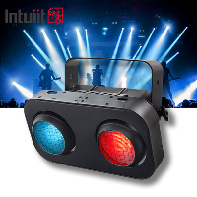 Dmx512 Strobe Amber Warm White 2x90W 2 μάτια Led Audience Blinder Φως Led Cob Blinder