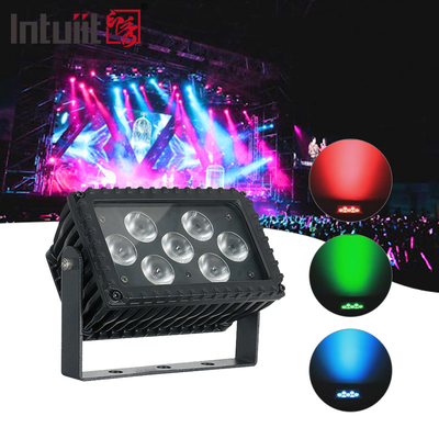 7x3W RGB εξωτερικό φως LED 25 βαθμών πλυντήριο τοίχων DMX έλεγχο