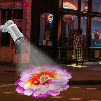 60W αλλαγή χρώματος LED προβολέα λάμπα Custom Logo Indoor Outdoor Advertising Gobo Projector Light Logo Custom Pattern