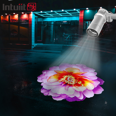 60W εξωτερικό φωτεινό προβολέα λογότυπου LED διαφημιστική οθόνη IP65 προβολέας γκόμπο για κατάστημα