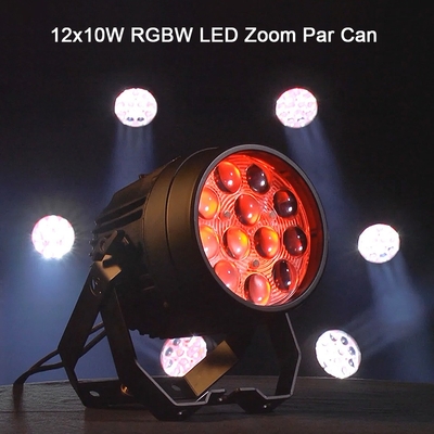 12x10W RGBW 4in1 LED Par Light Φώτα σκηνής για απόδοση και εφέ φωτισμού