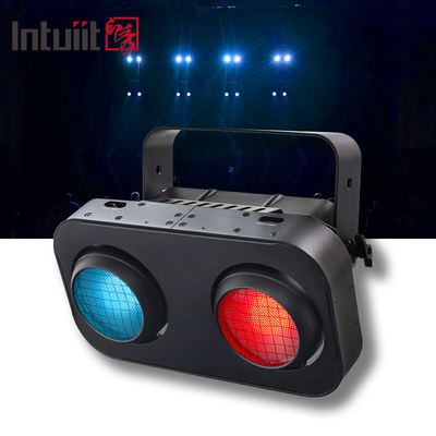 200W 2in1 Eyes LED COB Φώτα για το κοινό για DJ Ντίσκο Bar Club Ring Stage Blinder Lights