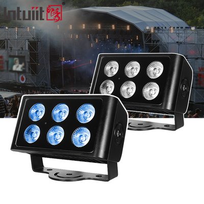 6x5W DMX RGBW 4 σε 1 εξωτερικό φως LED πλύσης τοίχου Φως πλημμύρας